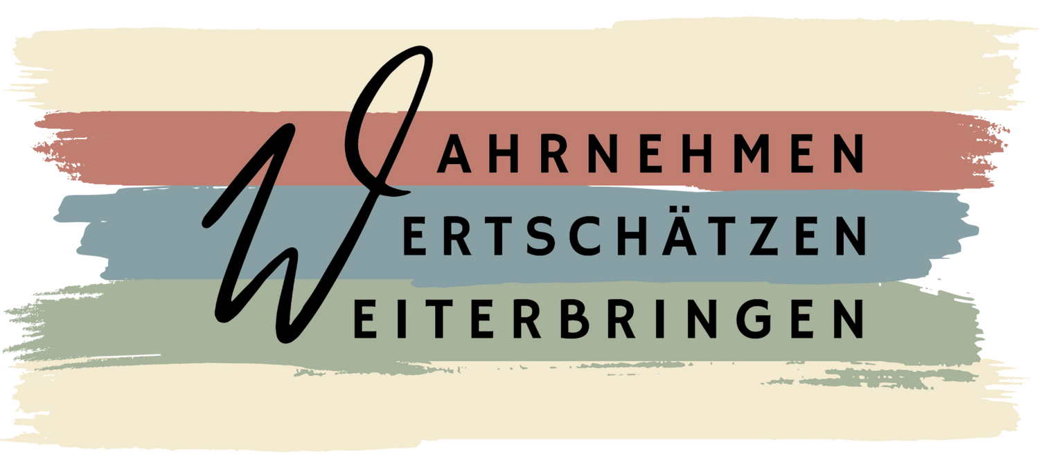Werte-Pinselstriche - Weggefährten Mindset