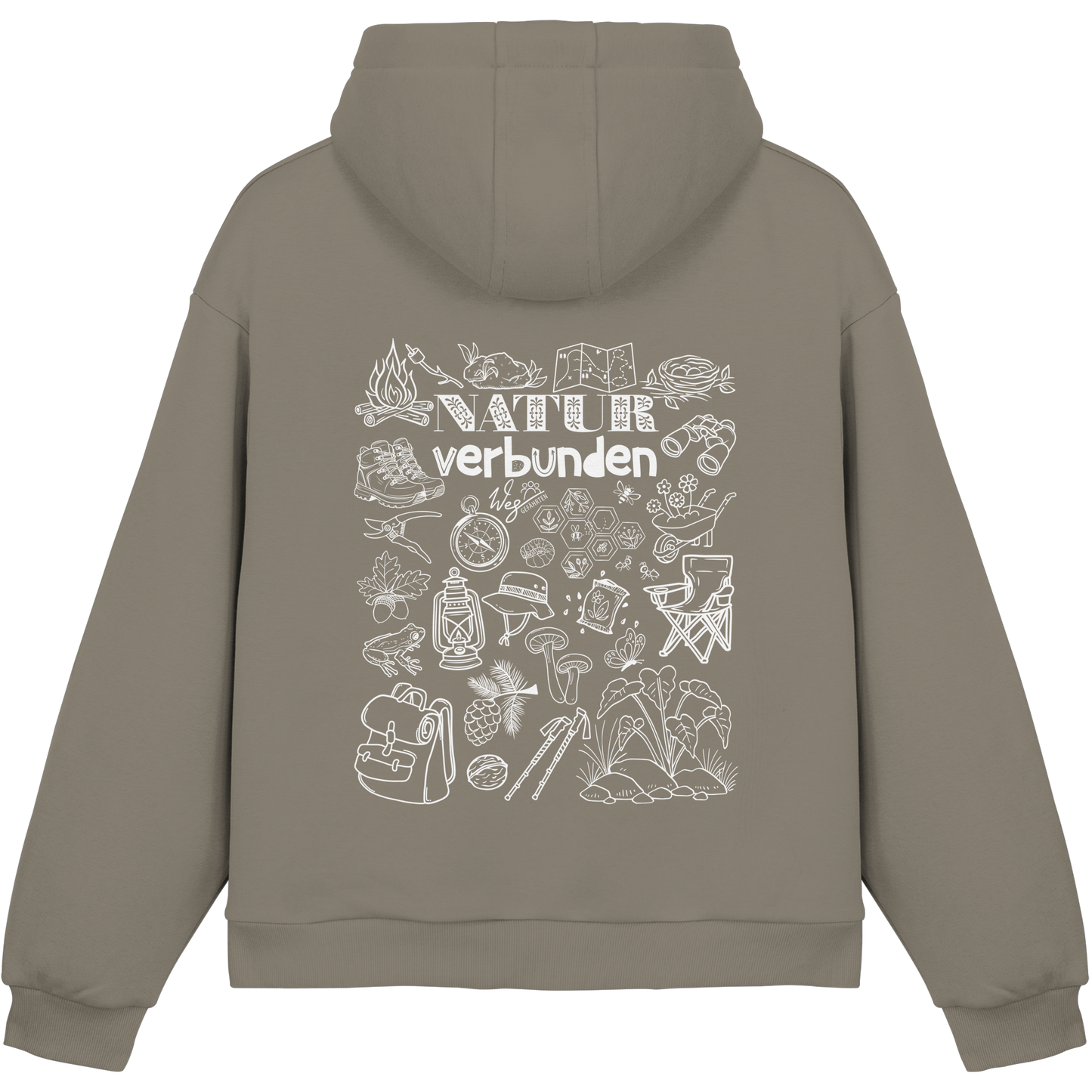 Naturverbunden - Fluffy Boxcut Hoodie
