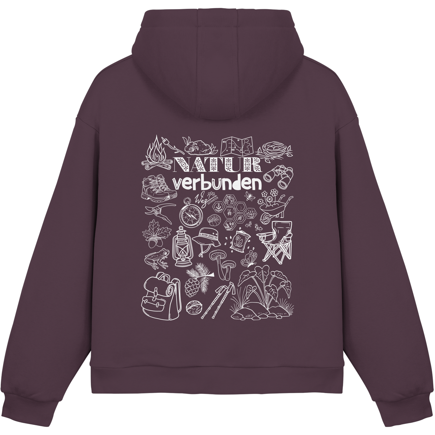 Naturverbunden - Fluffy Boxcut Hoodie
