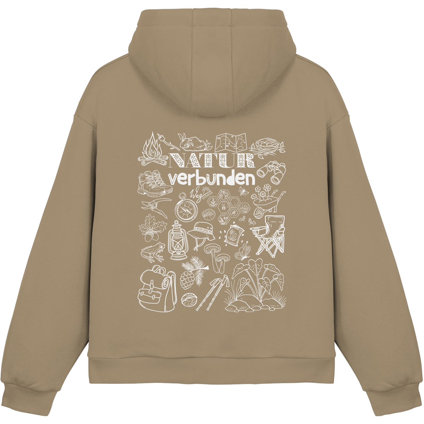 Naturverbunden - Fluffy Boxcut Hoodie