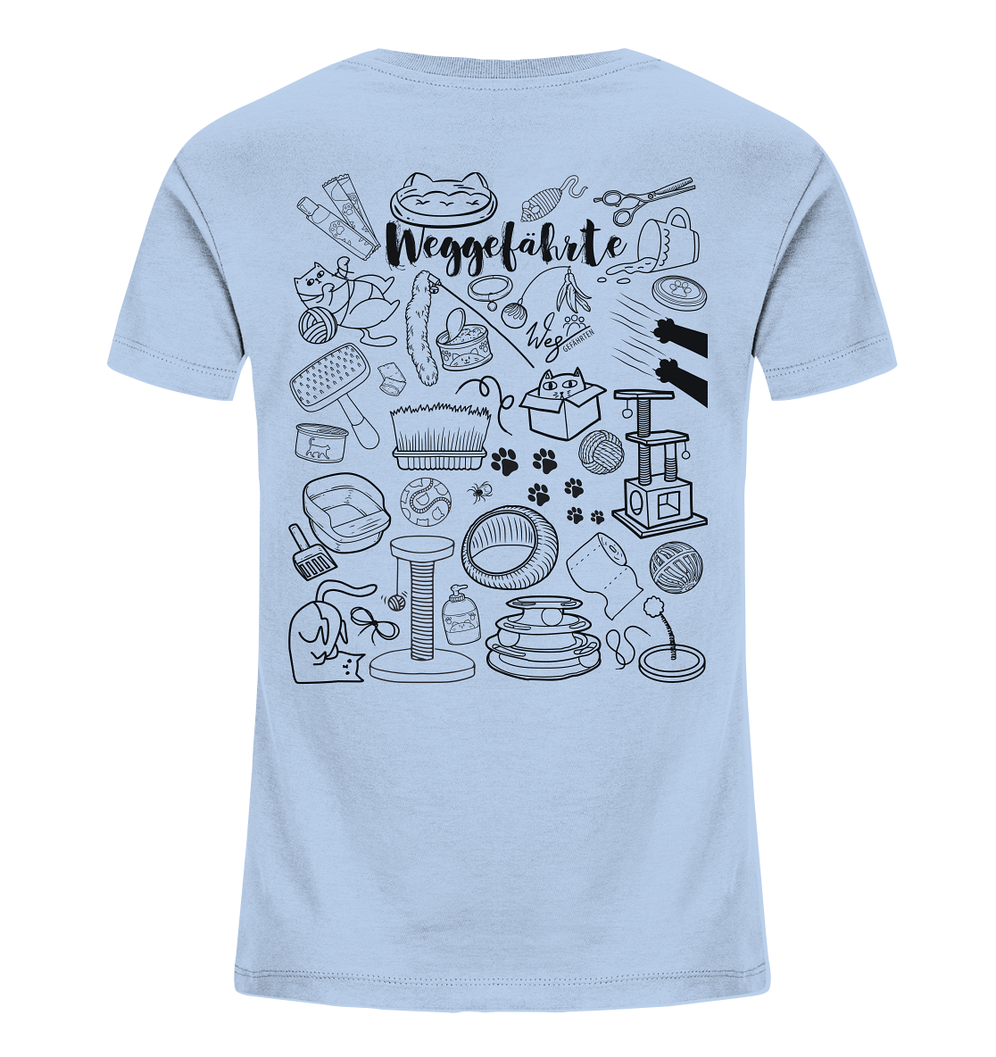 Weggefährte (Katze) - Kids Organic Shirt