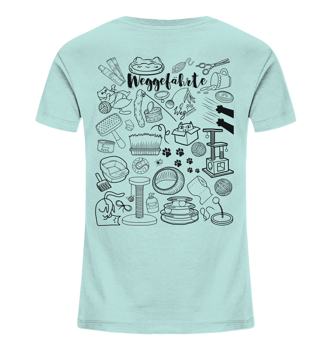Weggefährte (Katze) - Kids Organic Shirt