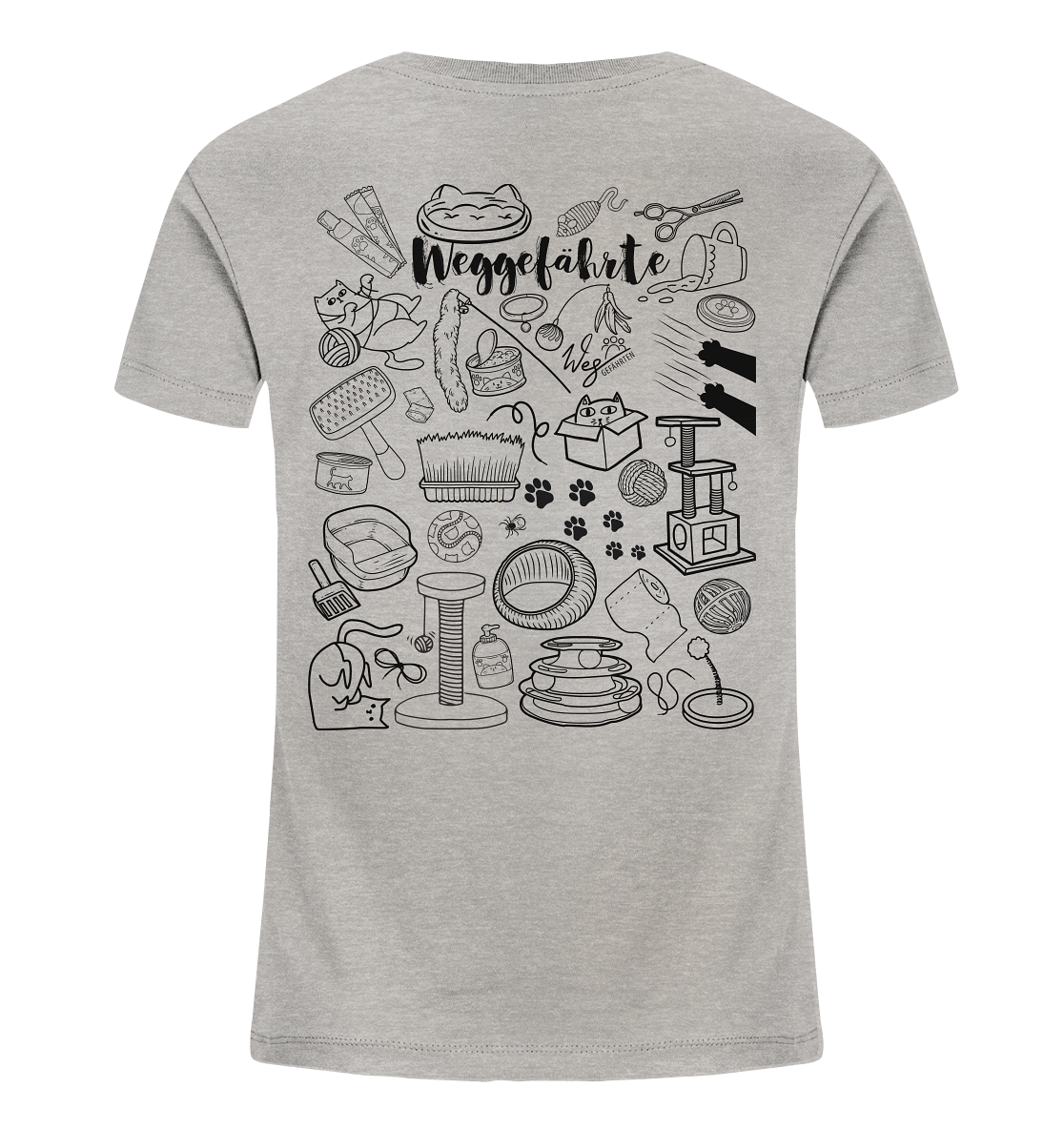 Weggefährte (Katze) - Kids Organic Shirt