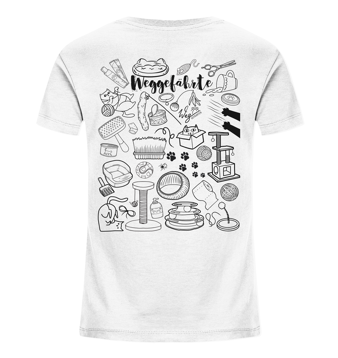 Weggefährte (Katze) - Kids Organic Shirt
