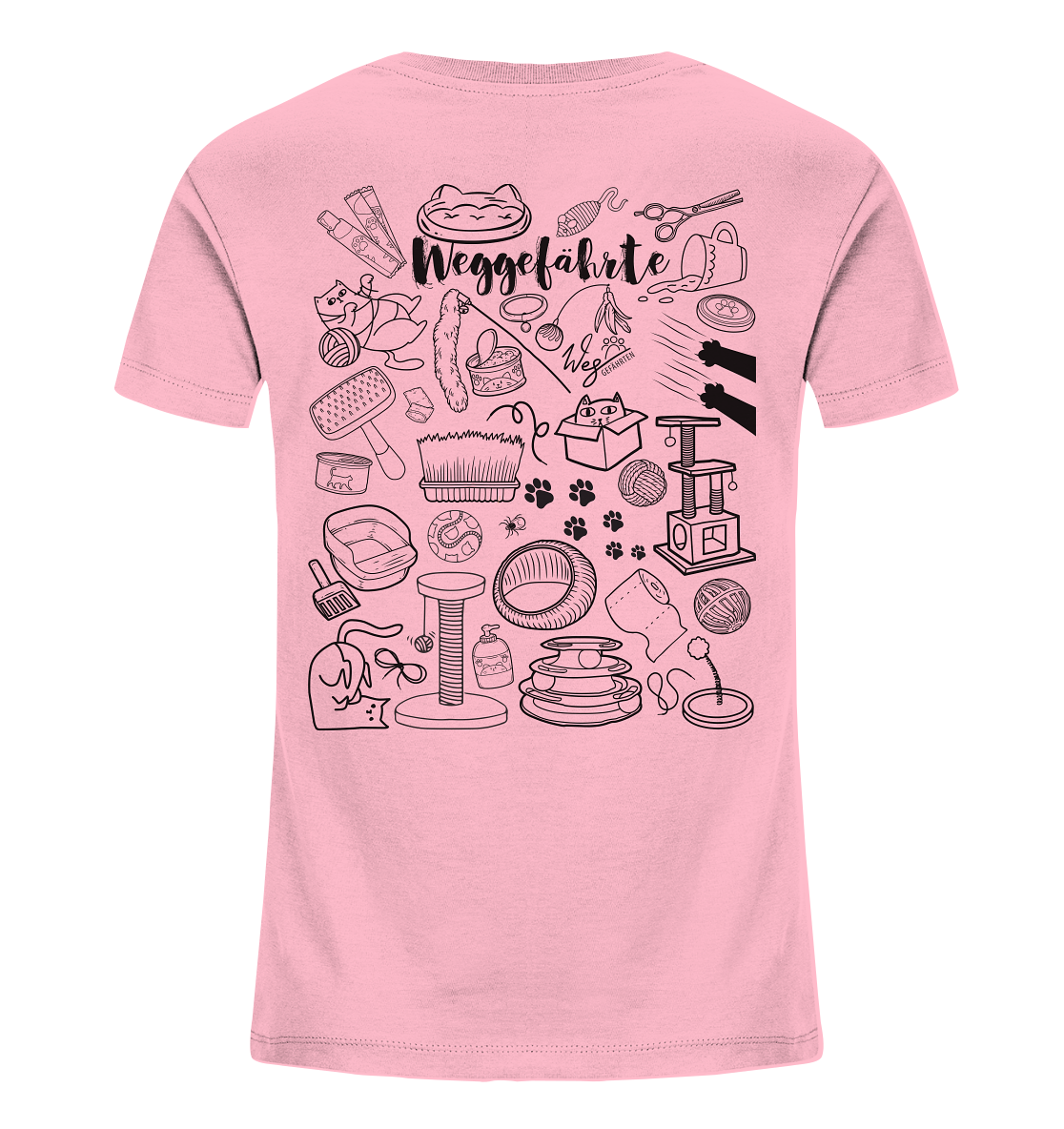 Weggefährte (Katze) - Kids Organic Shirt