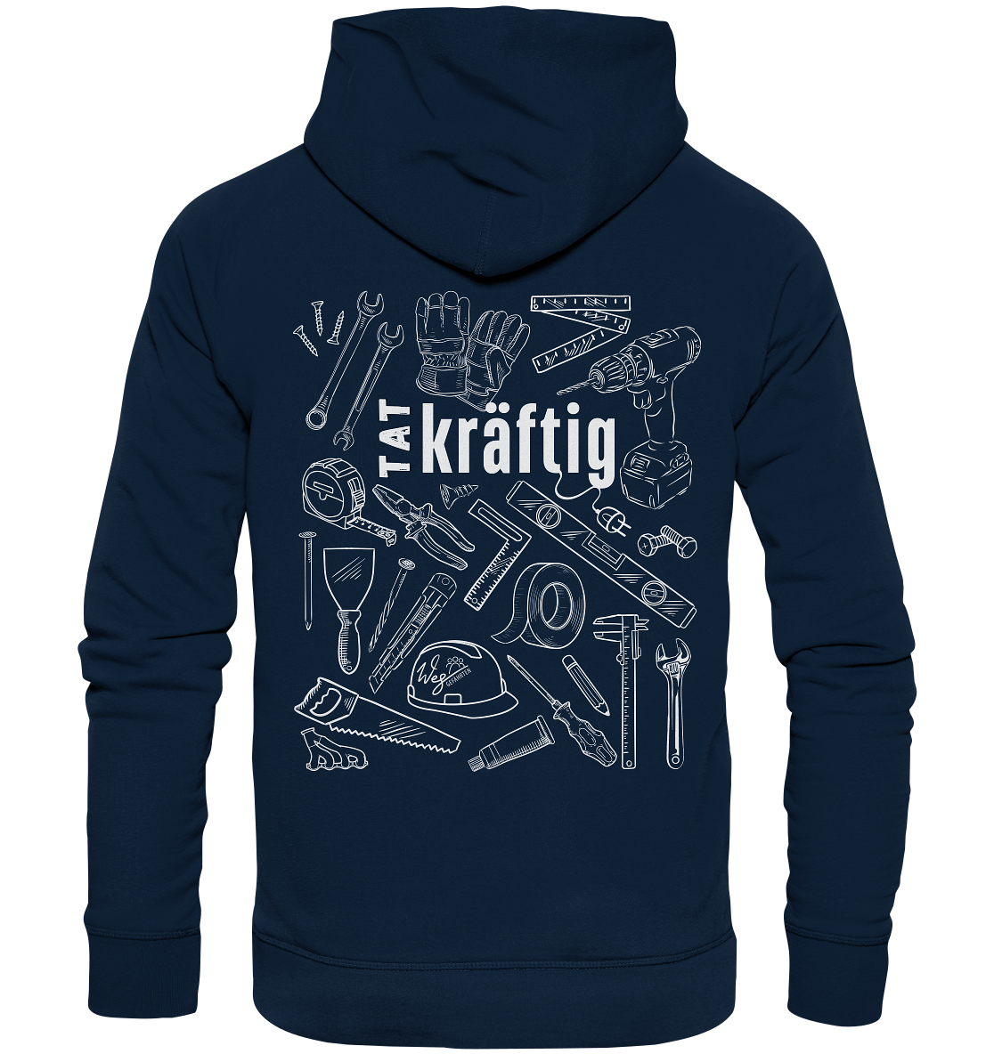 TATkräftig (Backprint) - Organic Hoodie