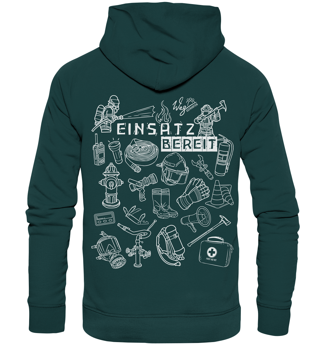 Einsatzbereit - Organic Hoodie
