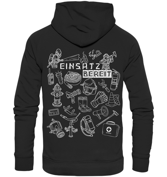Einsatzbereit - Organic Hoodie.