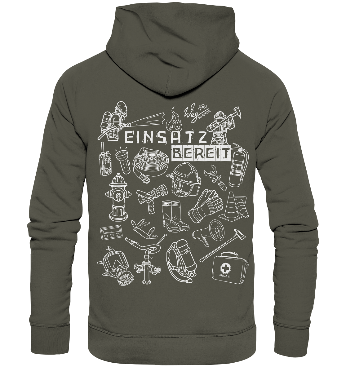 Einsatzbereit - Organic Hoodie