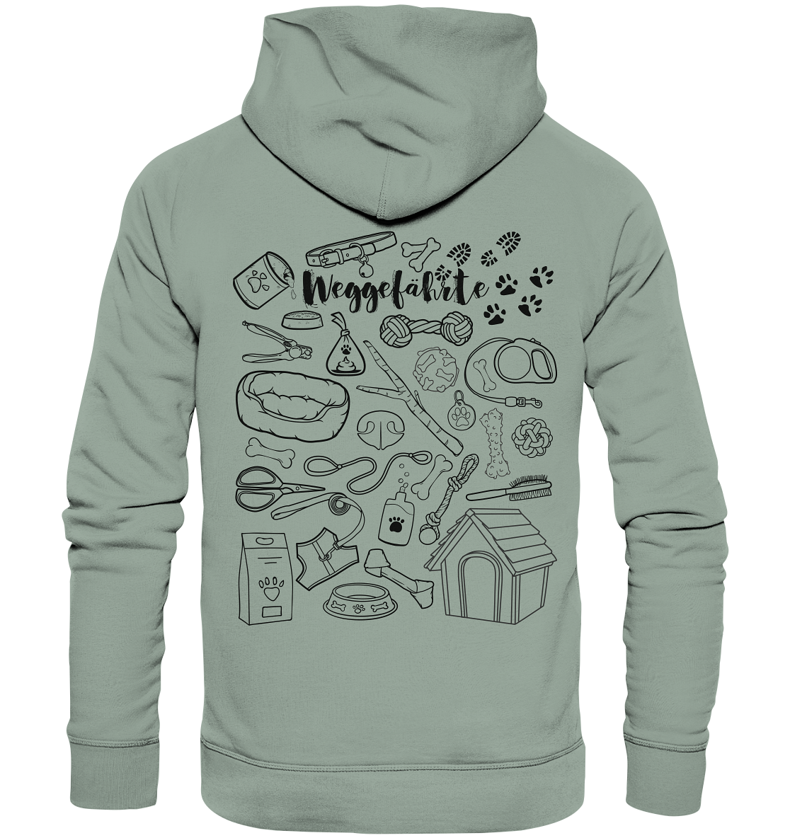Weggefährte (Hund) - Organic Hoodie