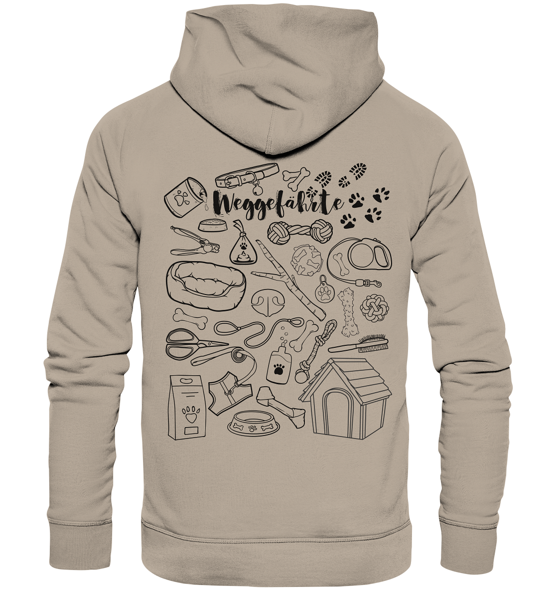 Weggefährte (Hund) - Organic Hoodie