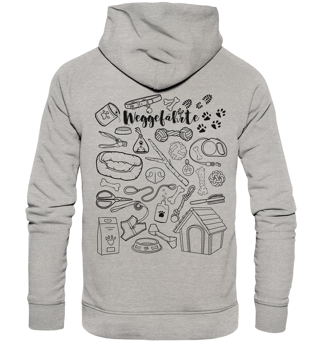 Weggefährte (Hund) - Organic Hoodie