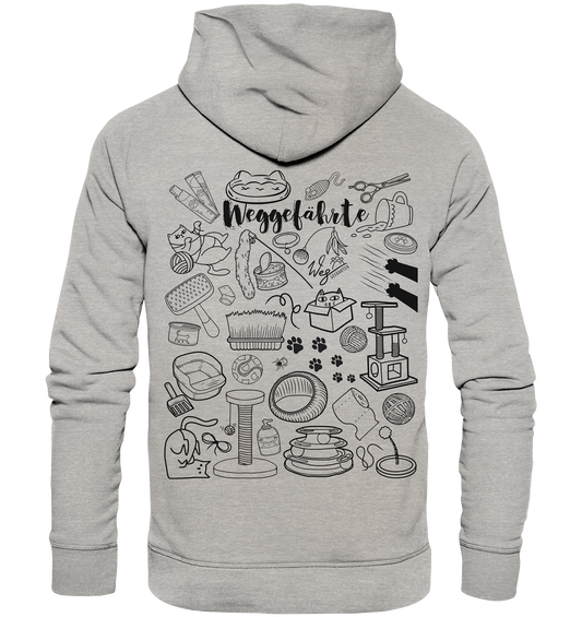 Weggefährte (Katze) - Organic Hoodie