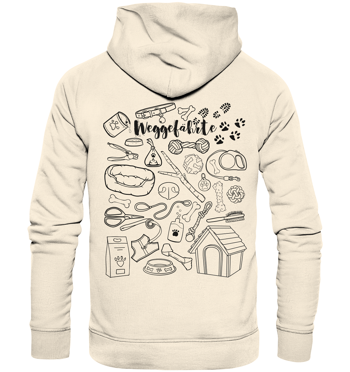 Weggefährte (Hund) - Organic Hoodie