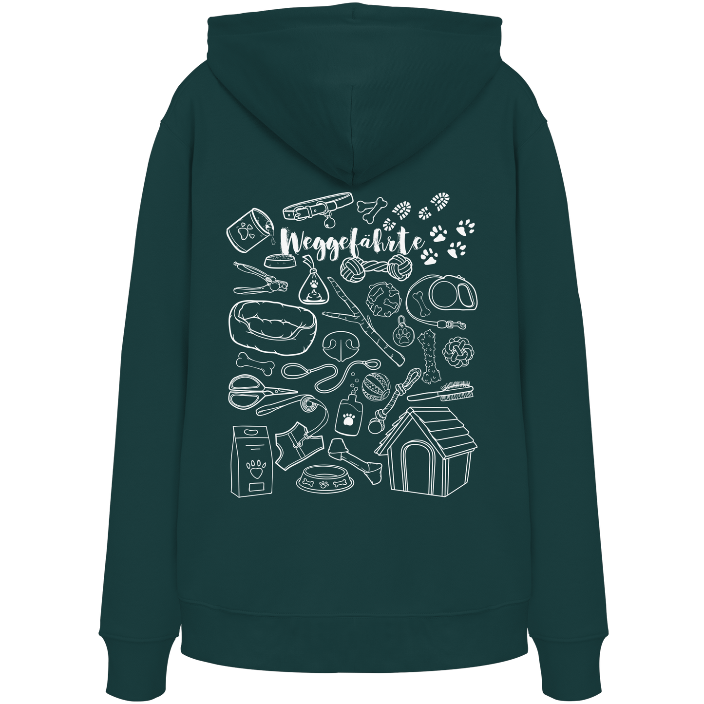 Weggefährte (Hund) - Organic Hoodie