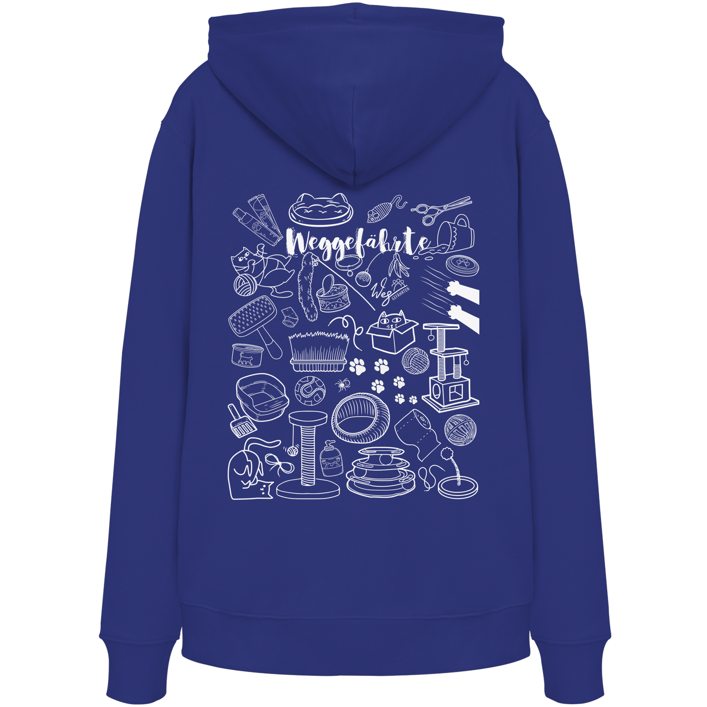 Weggefährte (Katze) - Organic Hoodie