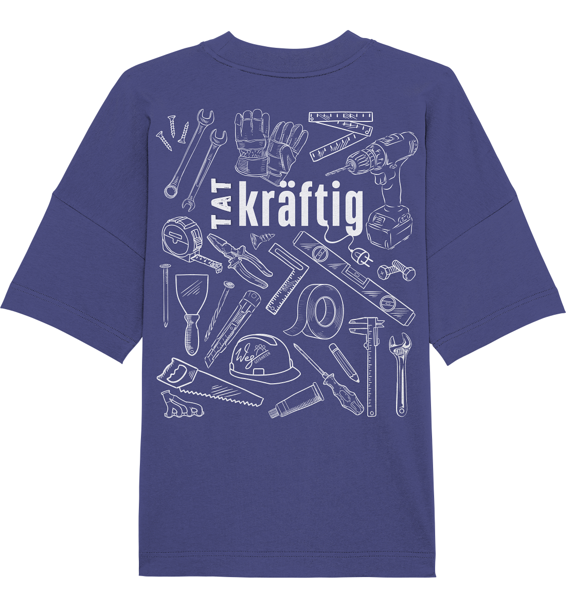 TATkräftig (Backprint) - Organic Oversize Shirt