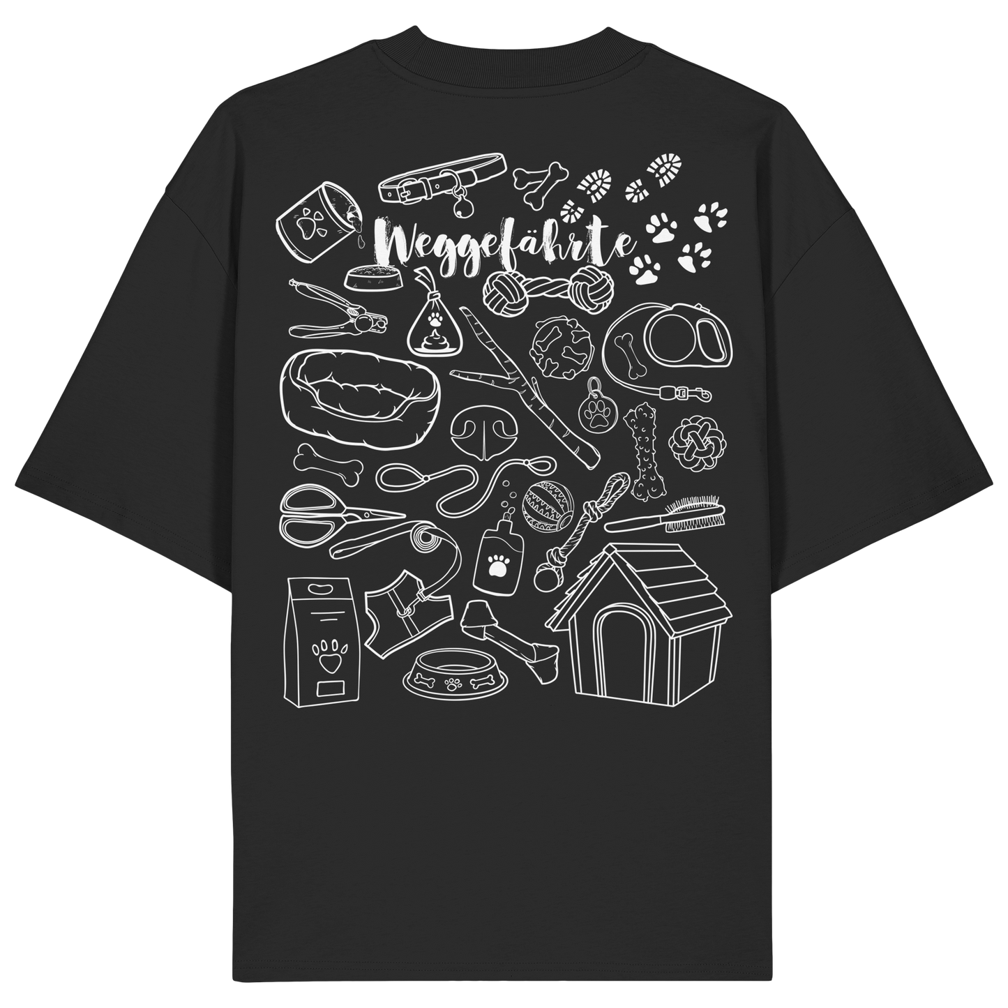 Weggefährte (Hund) - Organic Oversize Shirt