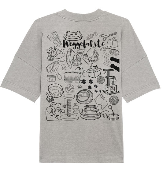 Weggefährte (Katze) - Organic Oversize Shirt