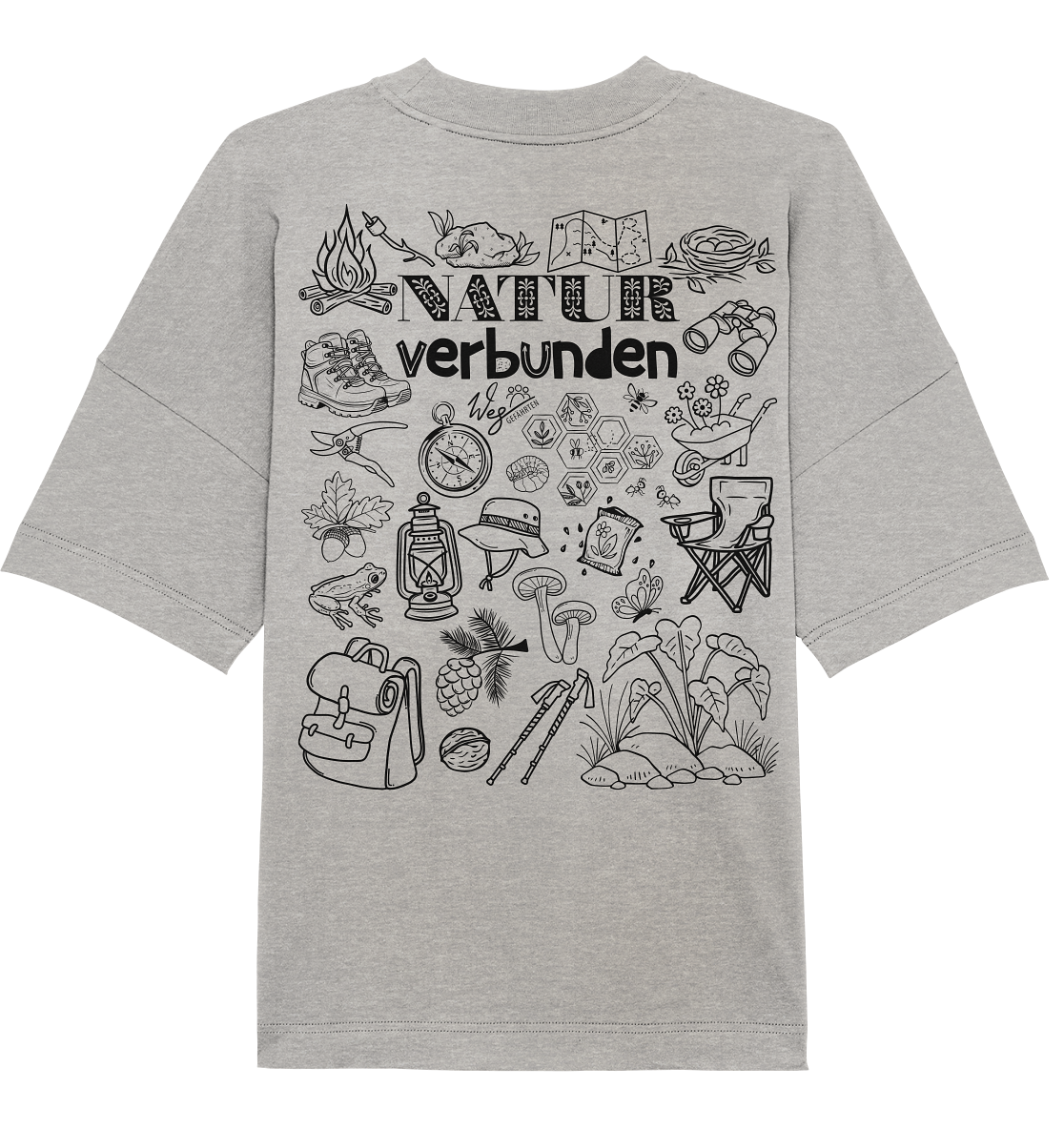 Naturverbunden - Organic Oversize Shirt