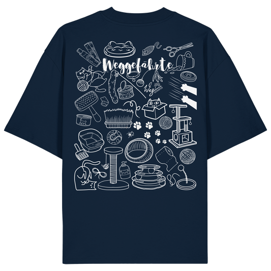 Weggefährte (Katze) - Organic Oversize Shirt