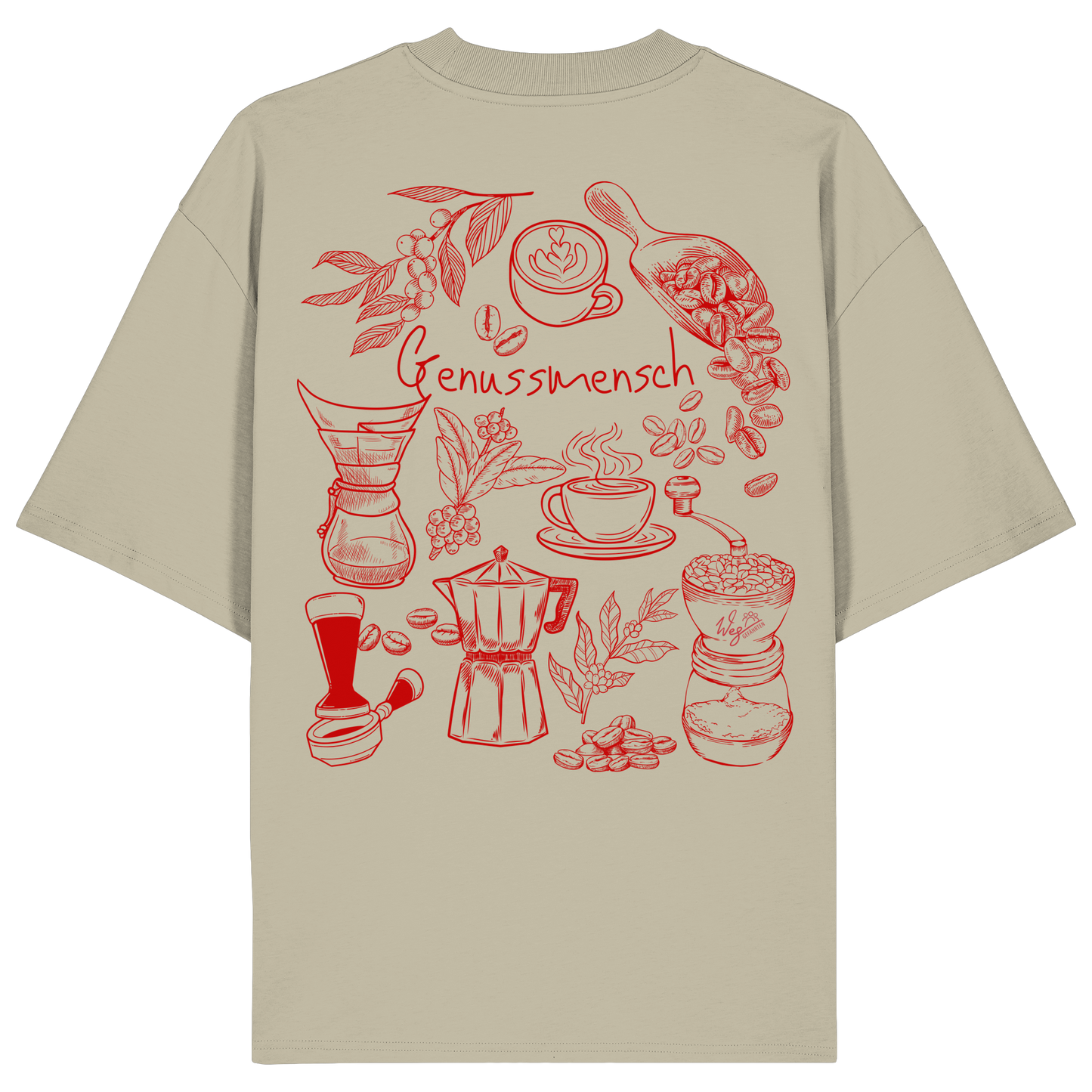 Genussmensch - Organic Oversize Shirt