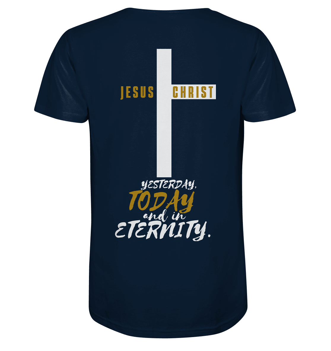 Jesus Christ (Backprint) - Organic Shirt - Weggefährten Mindset