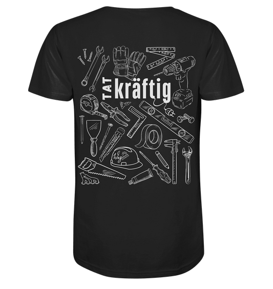 TATkräftig (Backprint) - Organic Shirt - Weggefährten Mindset