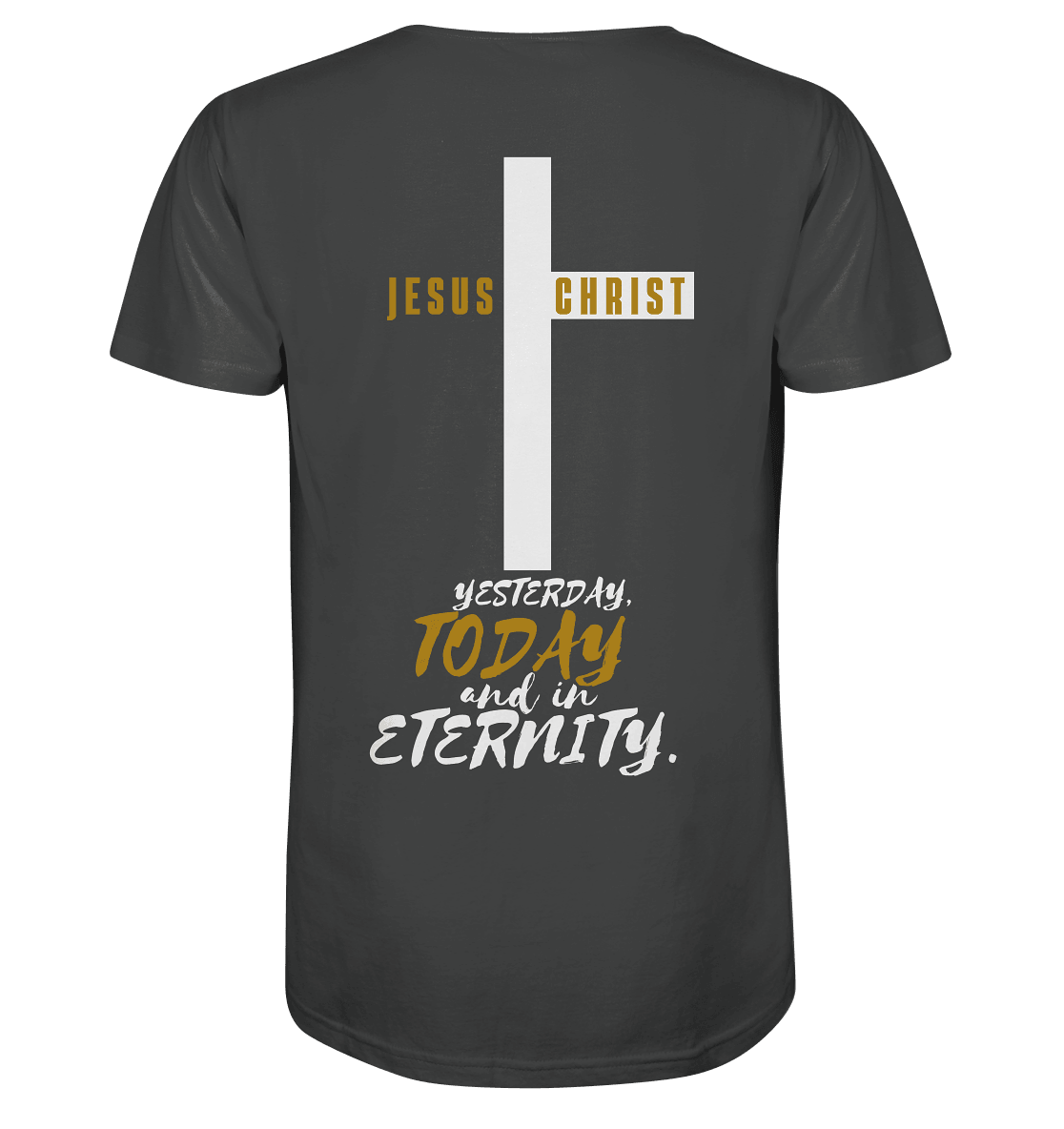 Jesus Christ (Backprint) - Organic Shirt - Weggefährten Mindset