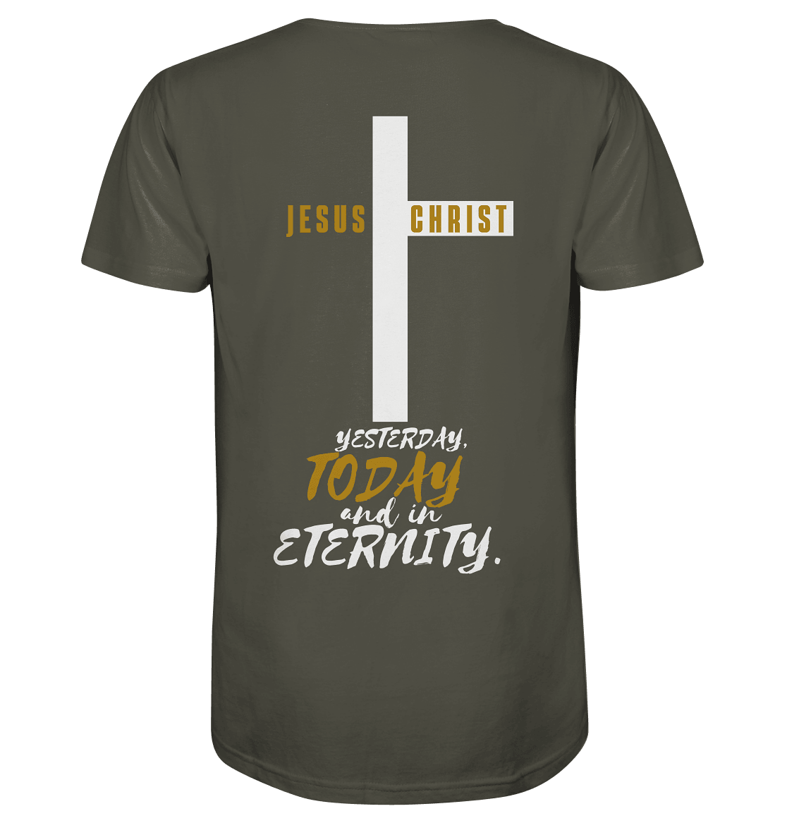 Jesus Christ (Backprint) - Organic Shirt - Weggefährten Mindset