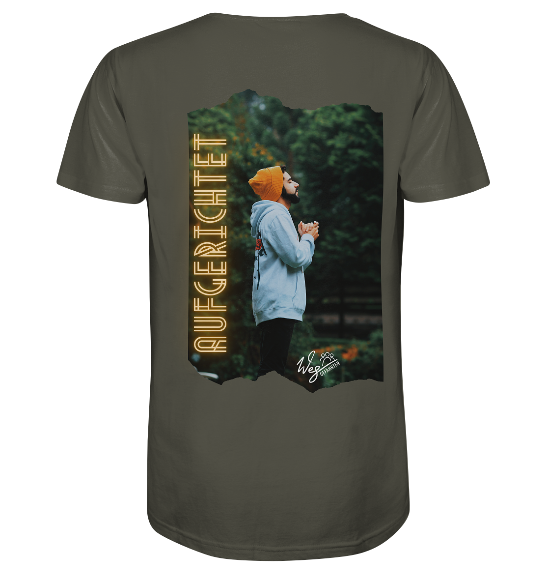 Aufgerichtet (Backprint) - Organic Shirt