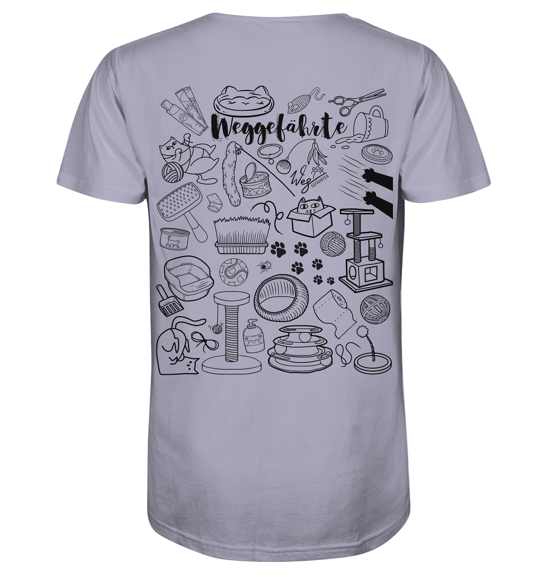 Weggefährte (Katze) - Organic Shirt