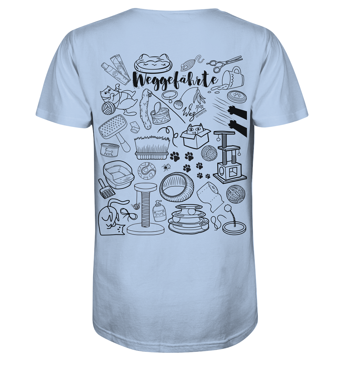 Weggefährte (Katze) - Organic Shirt