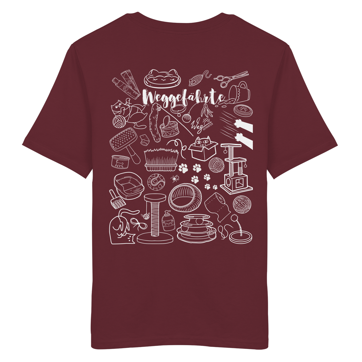 Weggefährte (Katze) - Organic Shirt