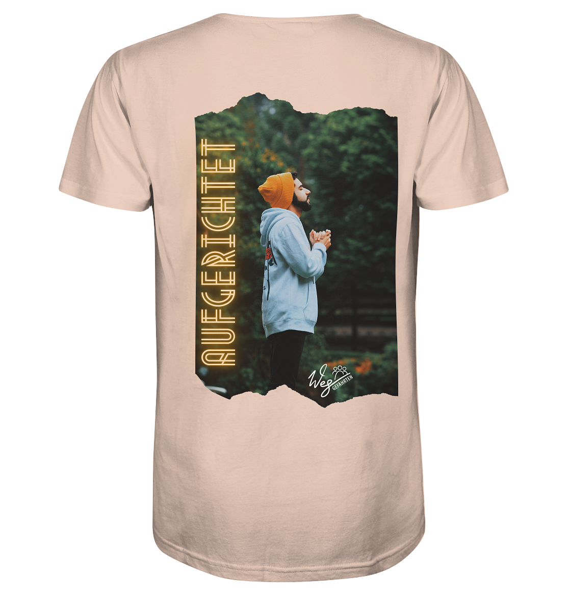Aufgerichtet (Backprint) - Organic Shirt