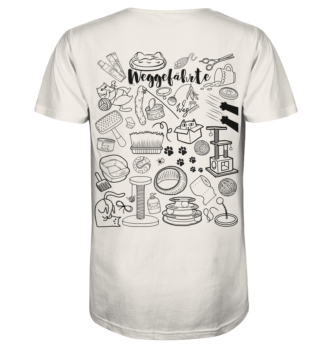 Weggefährte (Katze) - Organic Shirt