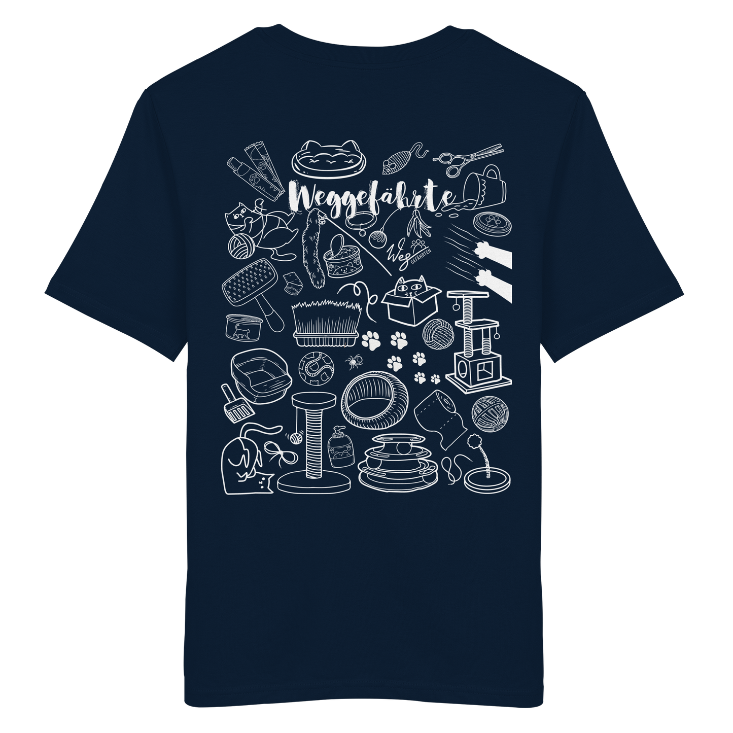 Weggefährte (Katze) - Organic Shirt