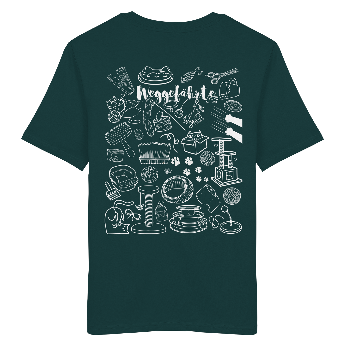 Weggefährte (Katze) - Organic Shirt