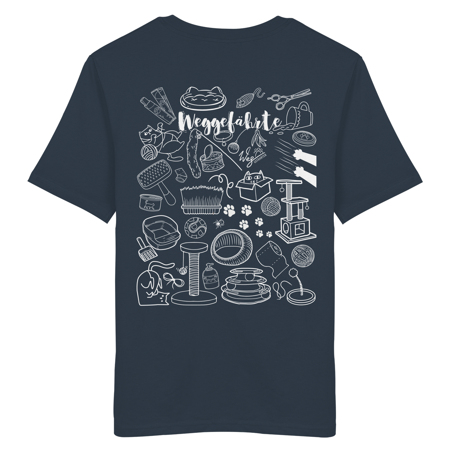 Weggefährte (Katze) - Organic Shirt