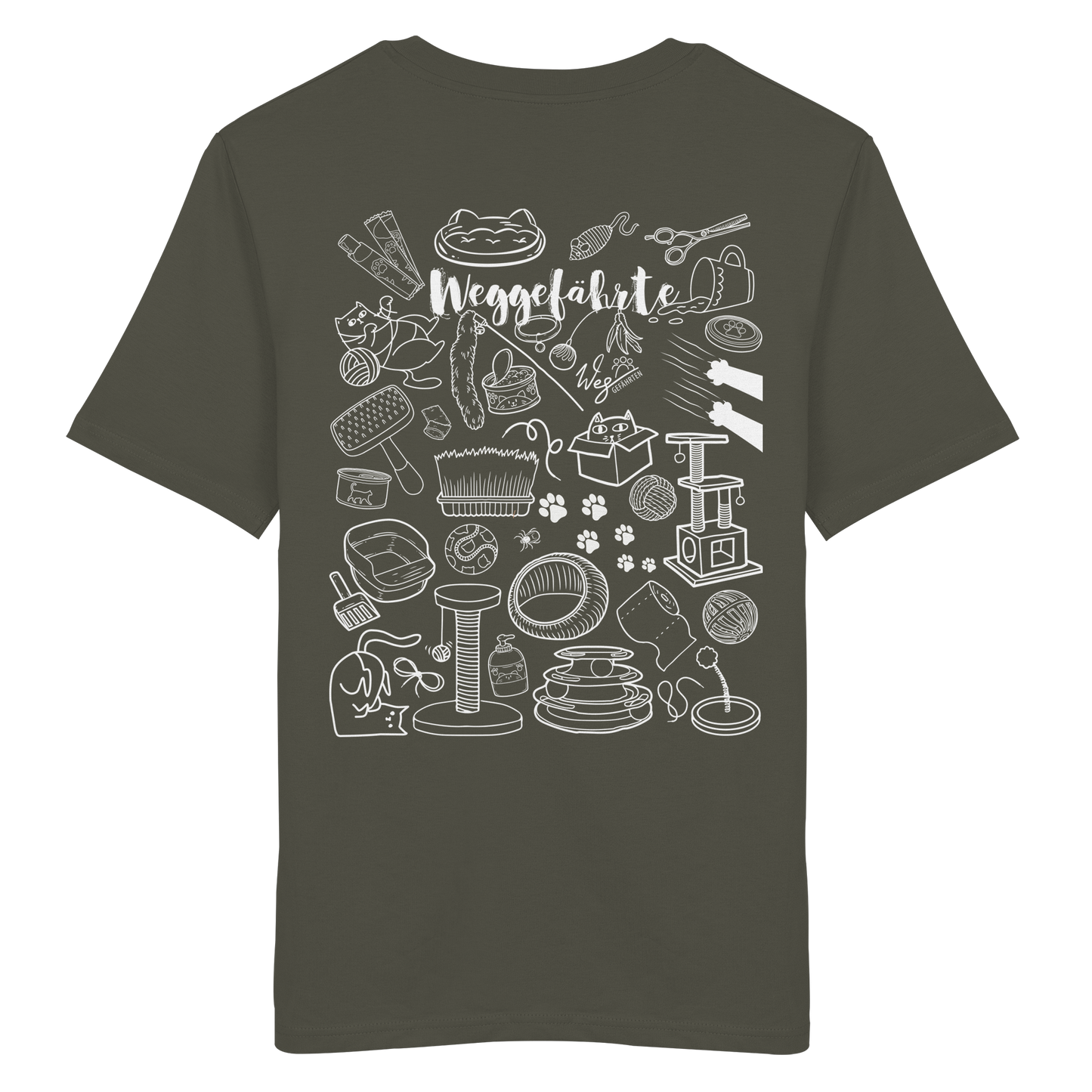Weggefährte (Katze) - Organic Shirt