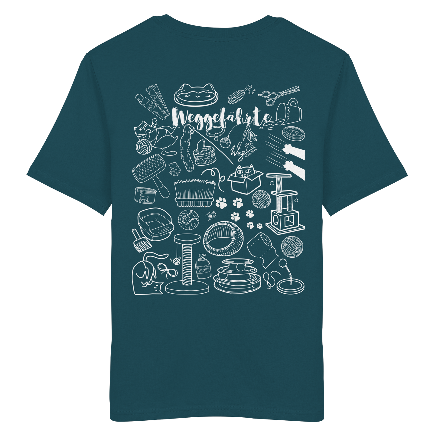 Weggefährte (Katze) - Organic Shirt