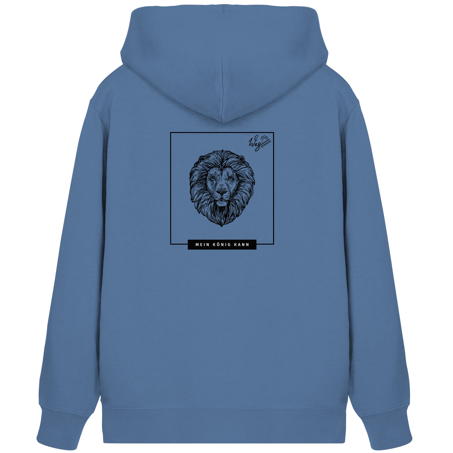 Mein König Kann (Backprint) - Organic Zipper