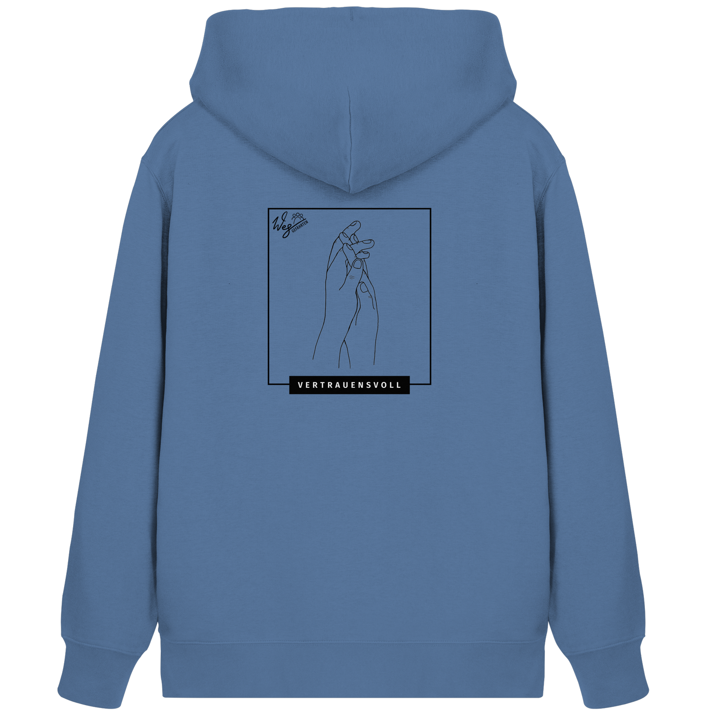 Vertrauensvoll (Backprint) - Organic Zipper