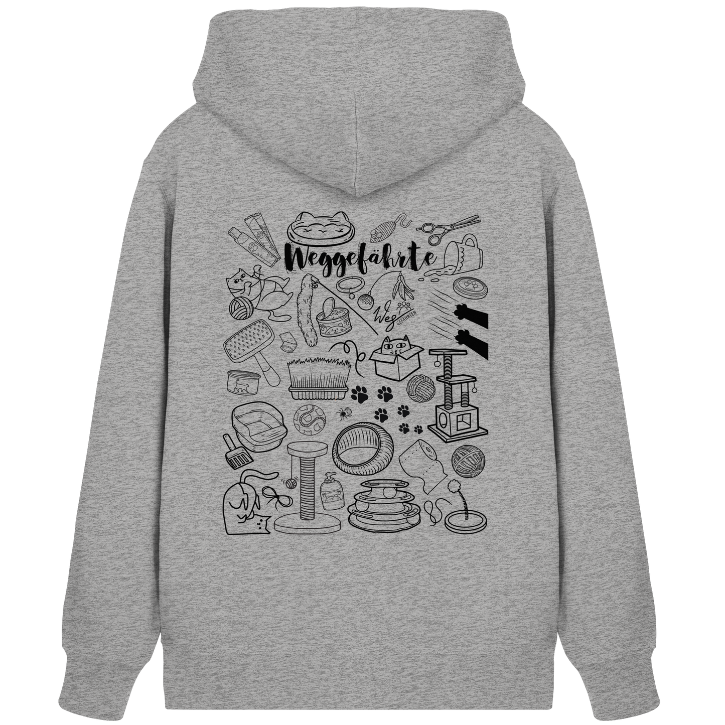 Weggefährte (Katze) - Organic Zipper