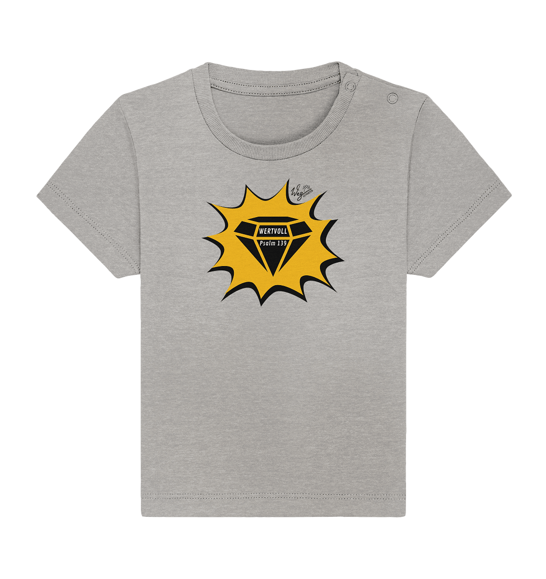 WERTVOLL - Baby Organic Shirt - Weggefährten Mindset