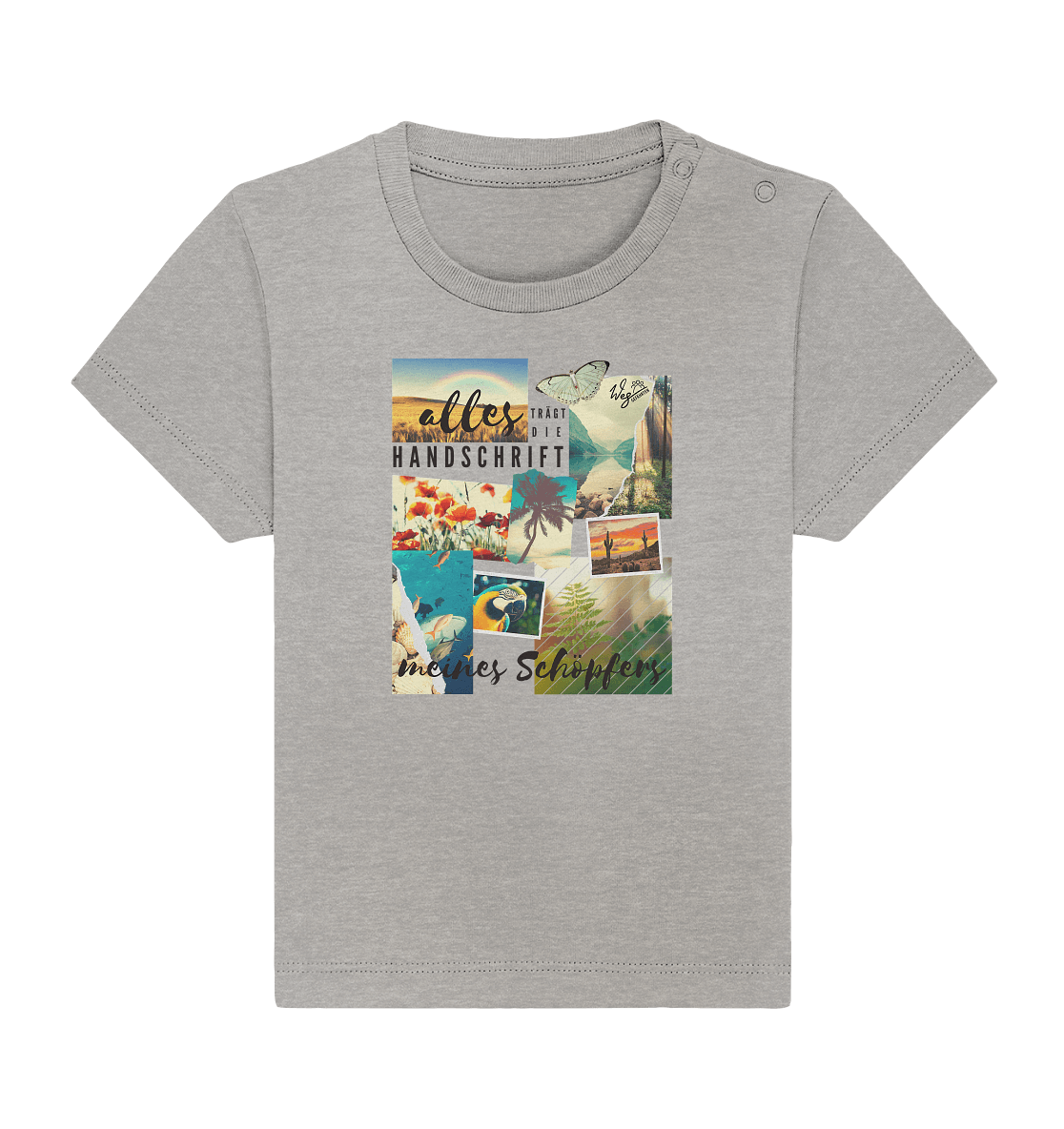 Handschrift des Schöpfers - Baby Organic Shirt - Weggefährten Mindset