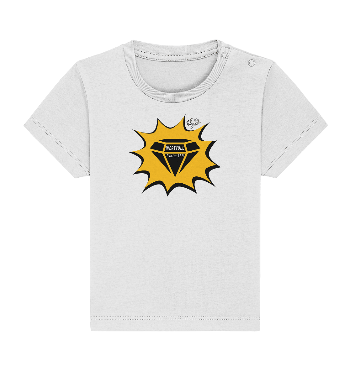 WERTVOLL - Baby Organic Shirt - Weggefährten Mindset