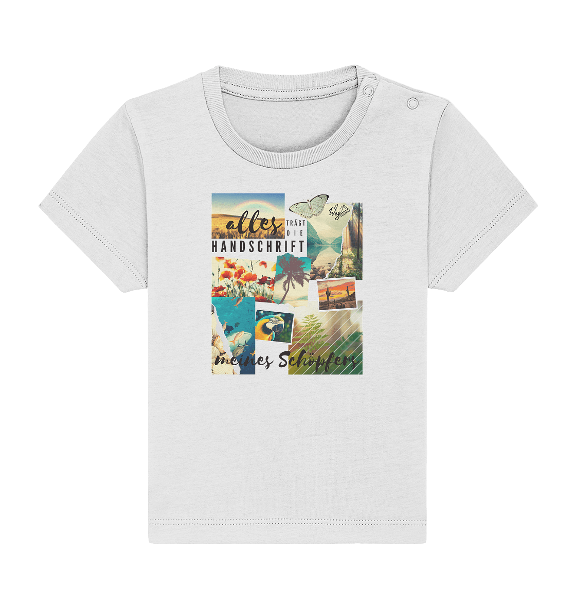 Handschrift des Schöpfers - Baby Organic Shirt - Weggefährten Mindset
