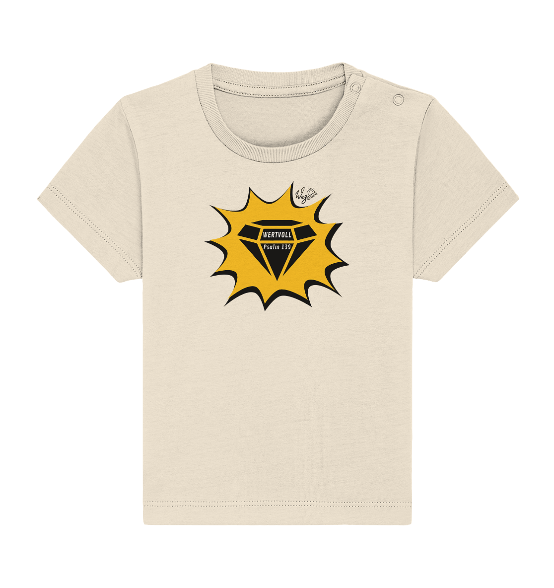 WERTVOLL - Baby Organic Shirt - Weggefährten Mindset