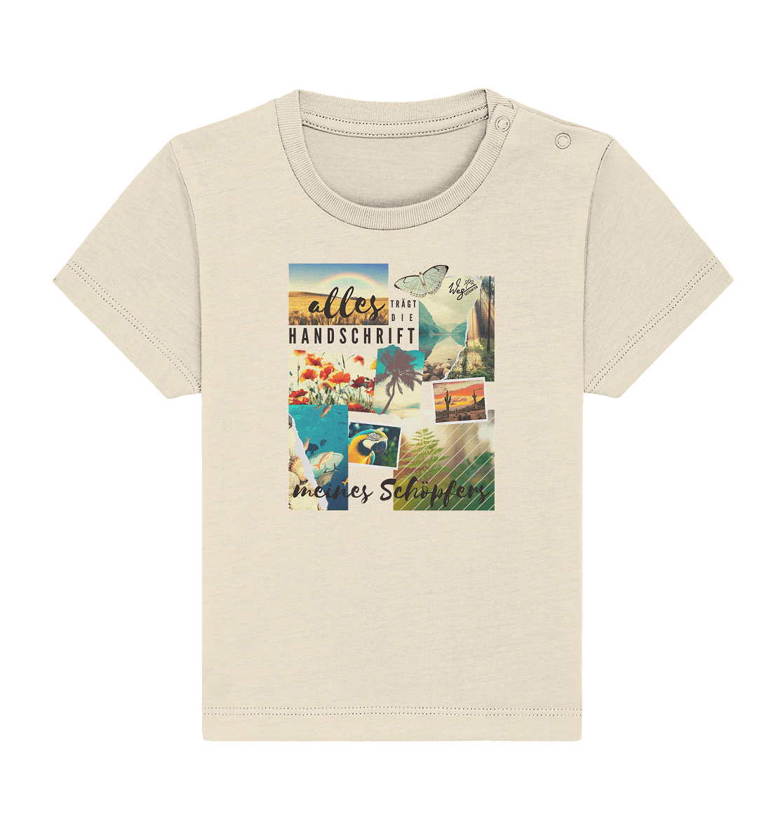 Handschrift des Schöpfers - Baby Organic Shirt - Weggefährten Mindset